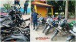 राजपुरमा मोहर्रम झारा खेल्दै आएका बाहिरी युवाहरू मोटरसाइकलसहित पक्राउ
