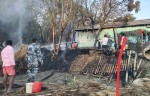 पर्साको अलौमा बिहान भएको आगलागीमा सात वटा घर जलेर नष्ट