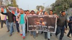 गौरमा सांसद सिंहको पुत्ला दहन