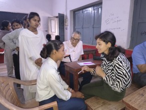 हरी खेतान बहुमुखी क्याम्पसमा निःशुल्क आँखा शिविर, ४५० विद्यार्थी लाभान्वित