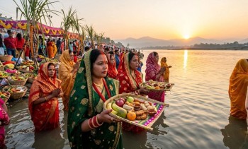 मधेसमा चैती छठको रौनक : घर घरमा छठी माईको आराधना गरिदै