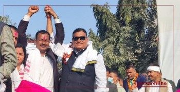 एमाले नेता बसरुद्दीन अन्सारी नेपाली कांग्रेसमा प्रवेश