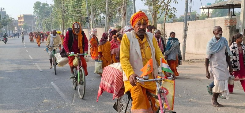 जनकपुर धाम : मिथिला मध्यमा परिक्रमा आज सकियो
