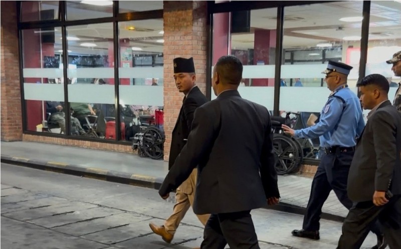 गृहमन्त्री सुधन गुरुङले गरे त्रिभुवन विमानस्थलको अनुगमन