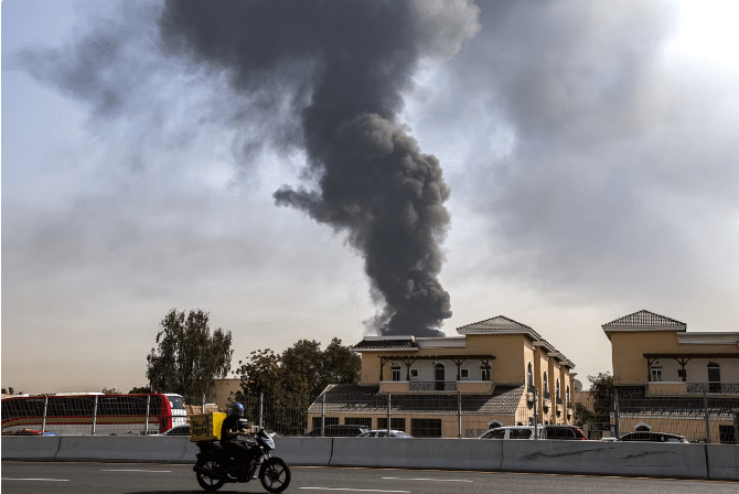 आबुधाबीमा मिसाइलको अवशेष खस्दा सात नेपाली घाइते