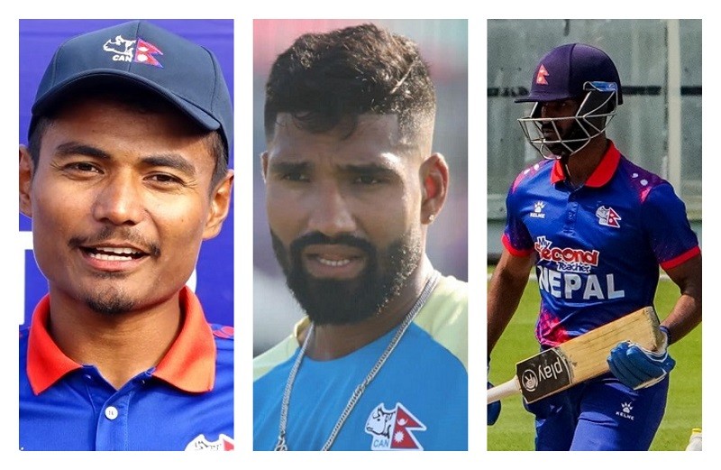 नेपाली खेलाडीको टी–२० ब्याटिङ वरीयता खस्कियो