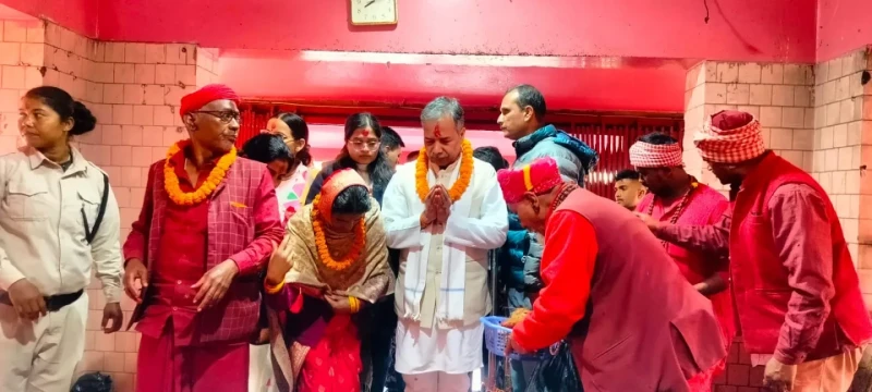 गृह जिल्लामा उपराष्ट्रपति यादवद्वारा गढीमाईको दर्शन